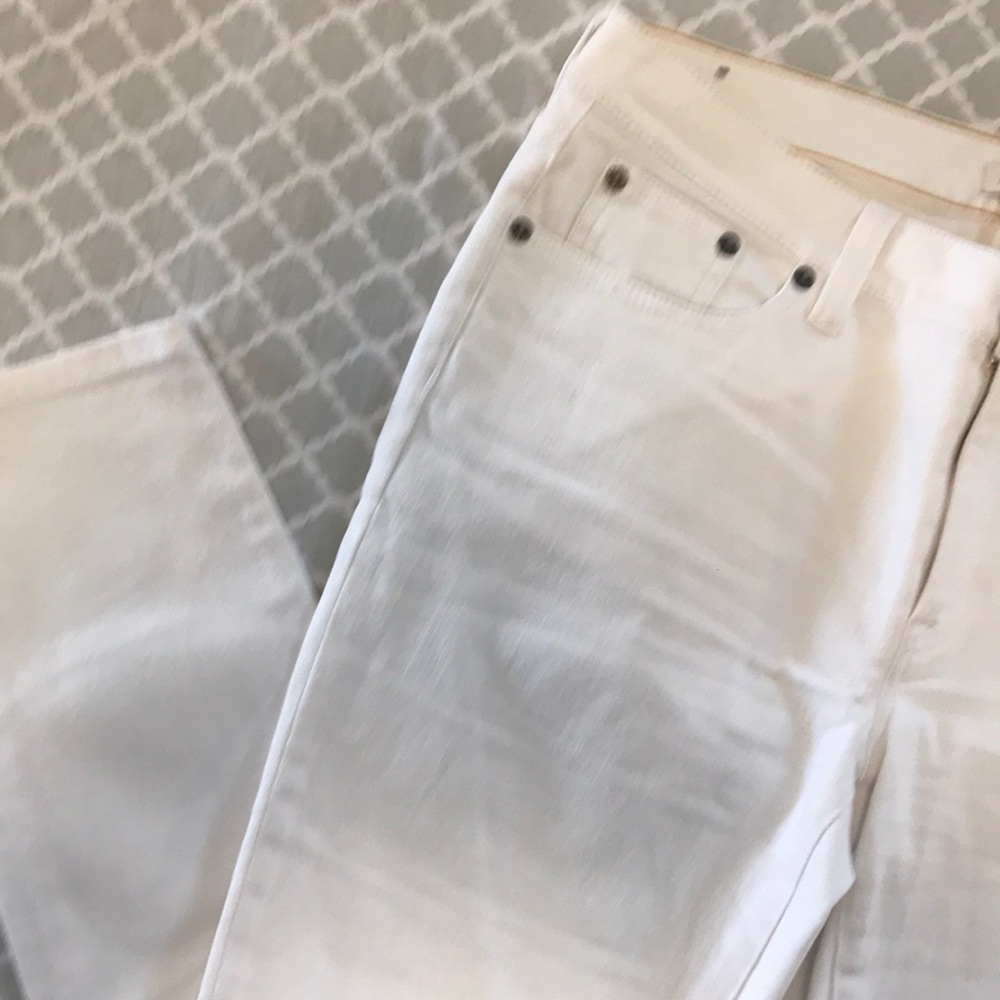 JCREW white stretch skinny jeans 28/28